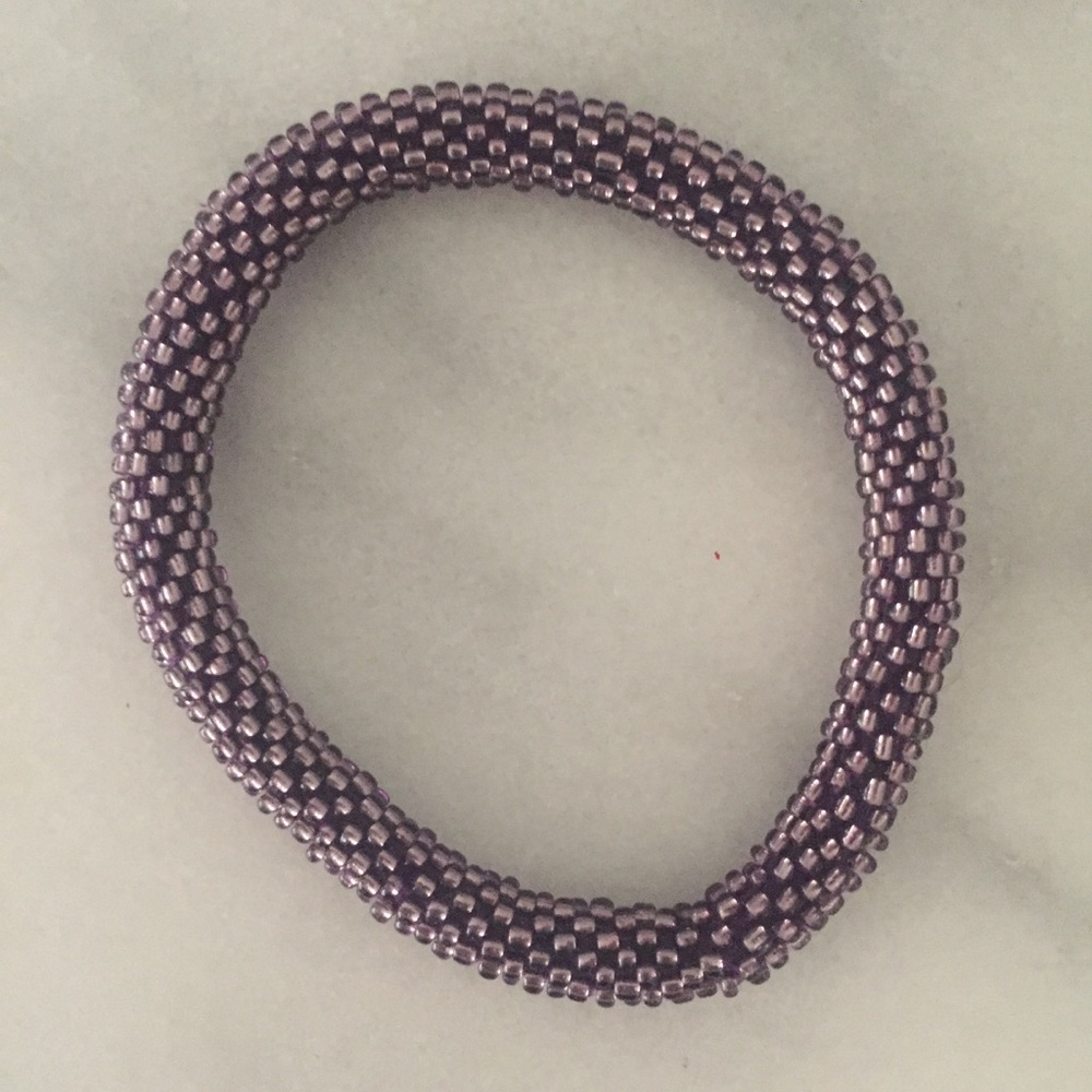 Beaded roll bracelet